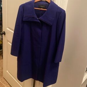 Ann Taylor dark royal blue zip jacket